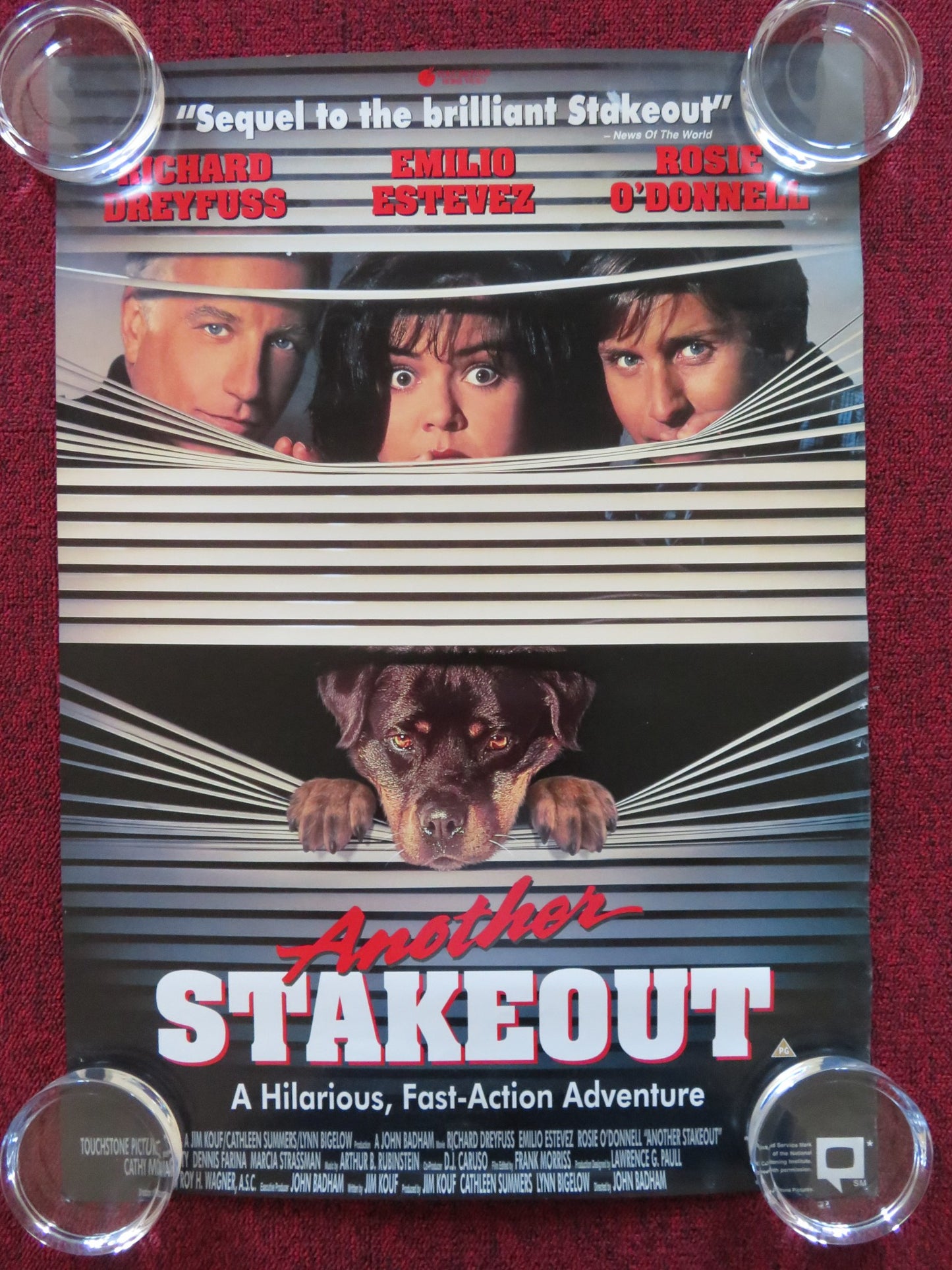 ANOTHER STAKEOUT VHS VIDEO POSTER DREYFUSS ESTEVEZ O'DONNELL 1993 - Rendezvous Cinema