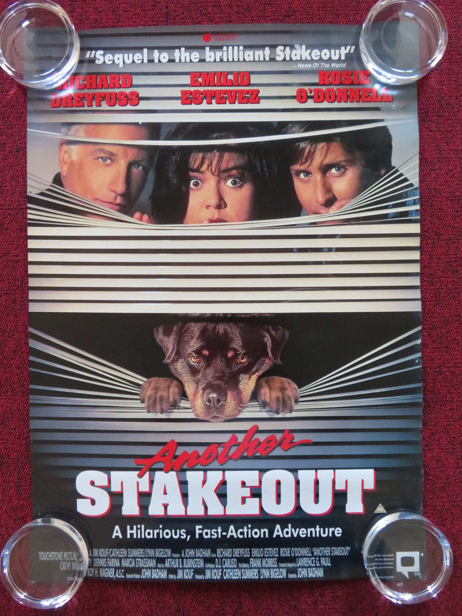 ANOTHER STAKEOUT VHS VIDEO POSTER DREYFUSS ESTEVEZ O'DONNELL 1993 - Rendezvous Cinema