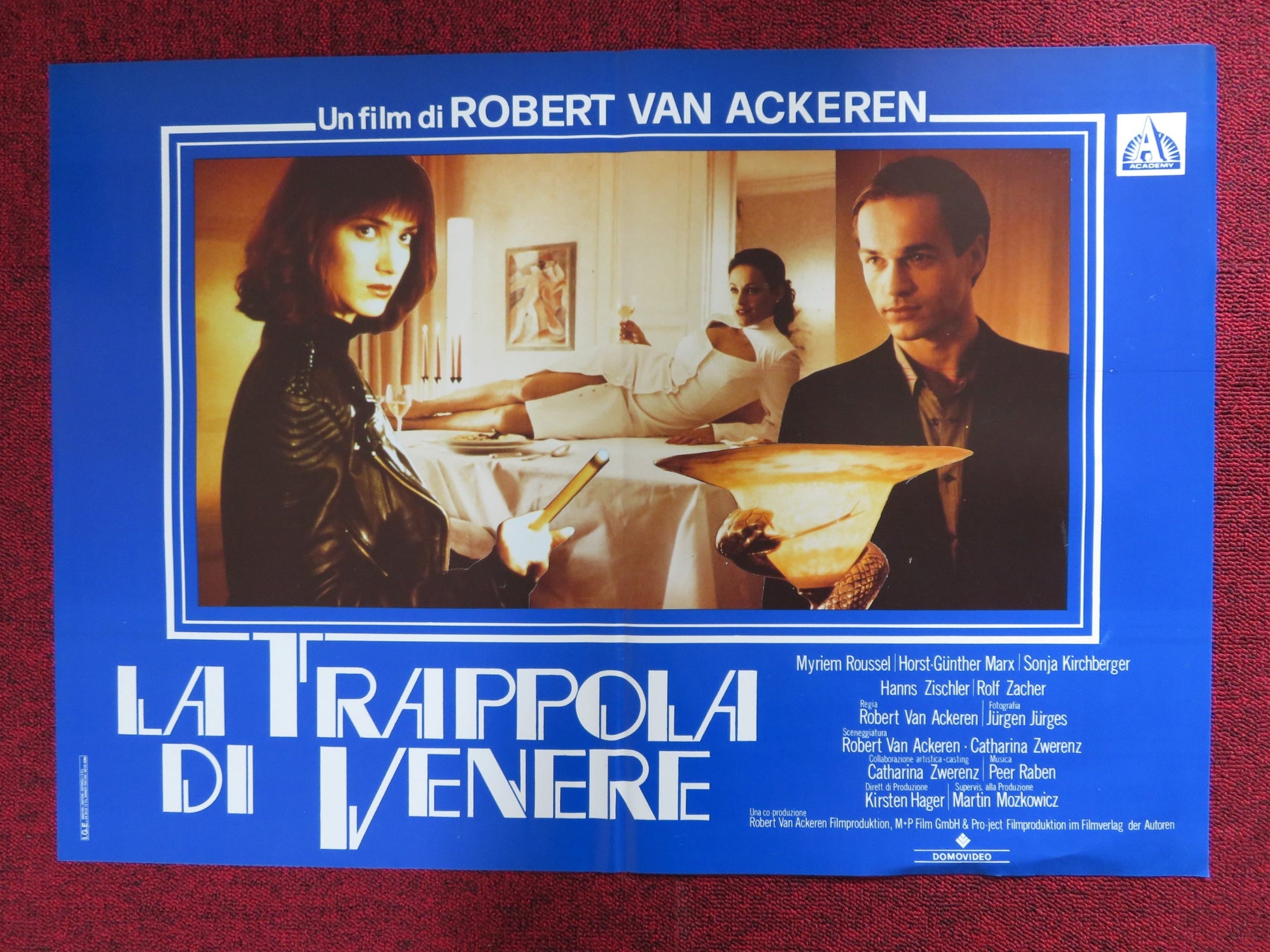 THE VENUS TRAP - B ITALIAN FOTOBUSTA POSTER MYRIEM ROUSSEL HORST G. MARX 1988 - Rendezvous Cinema