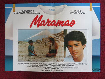 MARAMAO - C ITALIAN FOTOBUSTA POSTER VANESSA GRAVINA MAURIZIO BEGOTTI 1987 - Rendezvous Cinema
