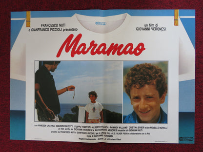 MARAMAO - D ITALIAN FOTOBUSTA POSTER VANESSA GRAVINA MAURIZIO BEGOTTI 1987 - Rendezvous Cinema