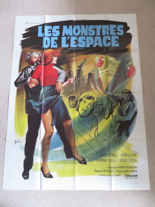 FIVE MILLION YEARS TO EARTH FRENCH GRANDE POSTER JAMES DONALD ANDREW KEIR 1967