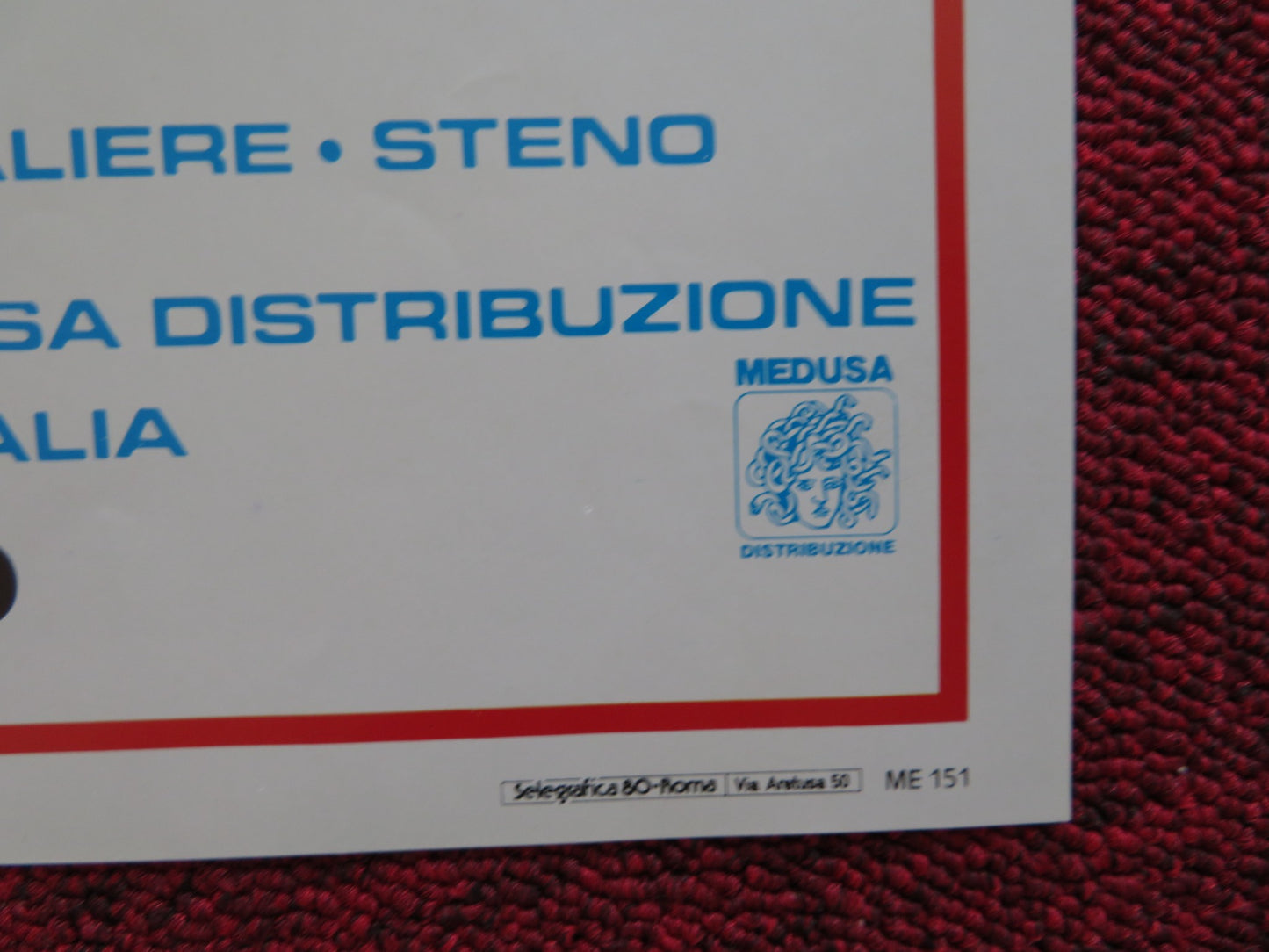 ANIMALI METROPOLITANI - A ITALIAN FOTOBUSTA POSTER DONALD PLEASENCE 1987 - Rendezvous Cinema