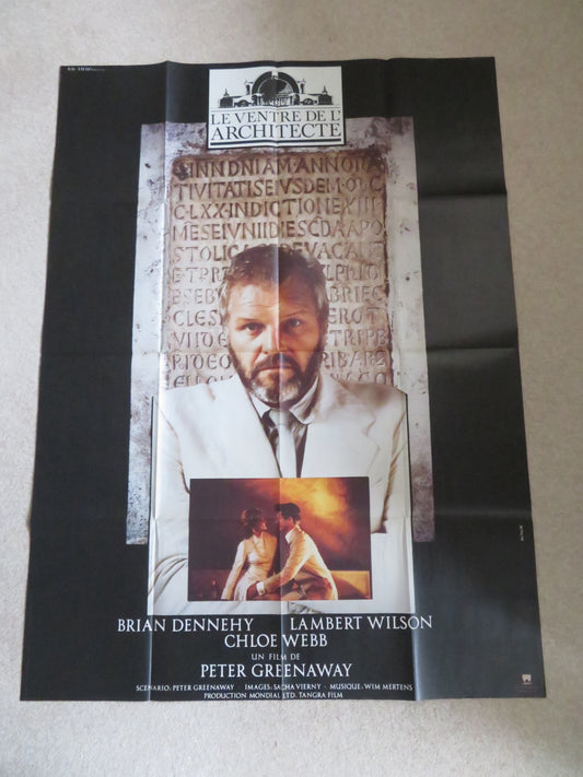 THE BELLY OF AN ARCHITECT FRENCH GRANDE POSTER BRIAN DENNEHY LAMBERT WILSON 1987