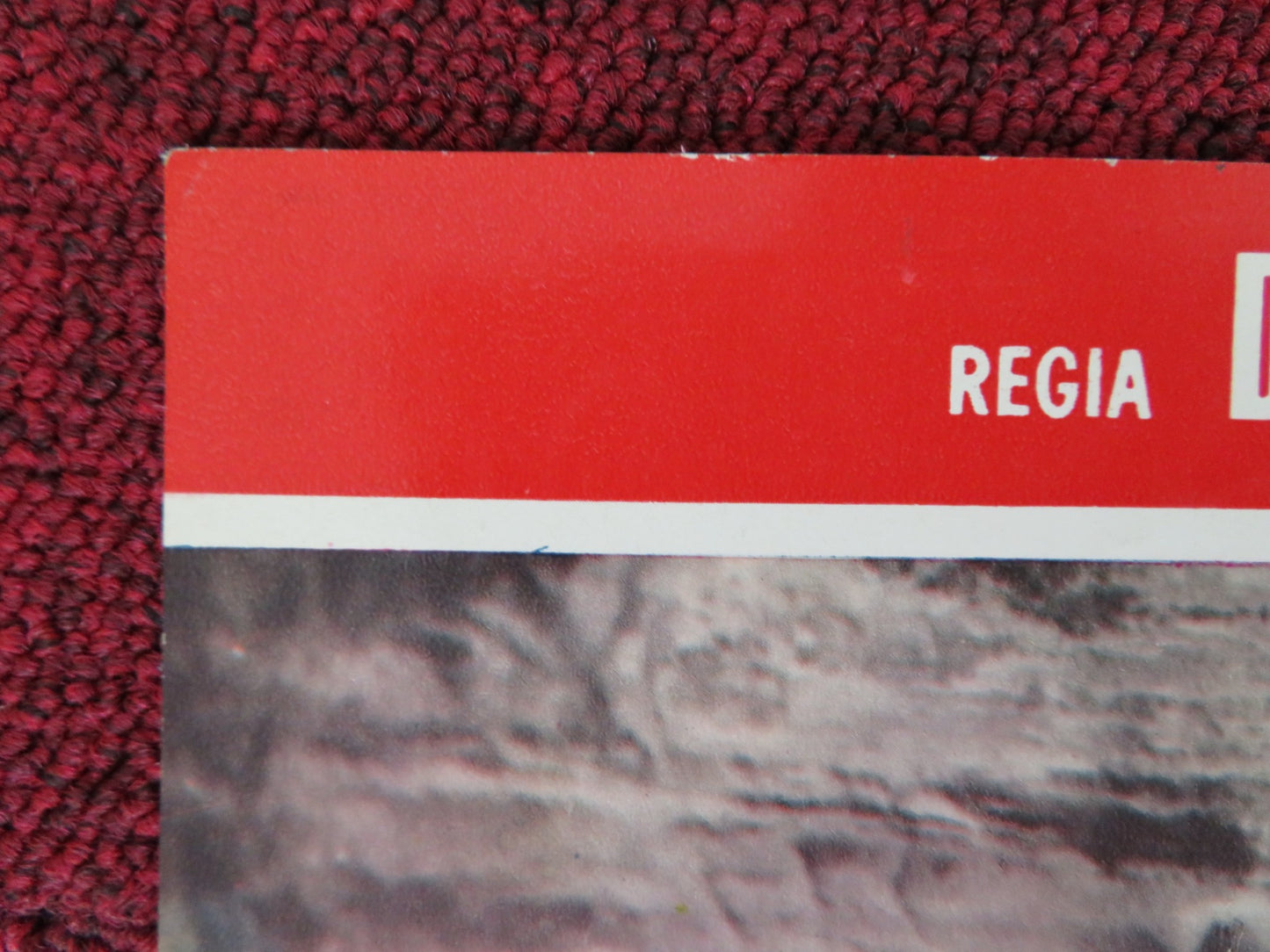 THE SECRET OF THE BLACK FALCON ITALIAN FOTOBUSTA POSTER BARKER LORENZON 1961 - Rendezvous Cinema