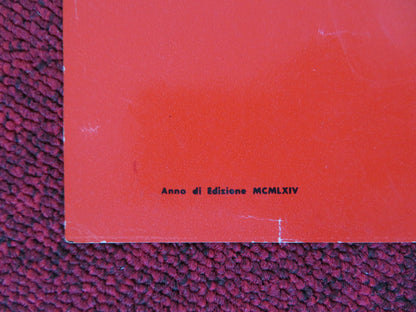 THE SECRET OF THE BLACK FALCON ITALIAN FOTOBUSTA POSTER BARKER LORENZON 1961 - Rendezvous Cinema