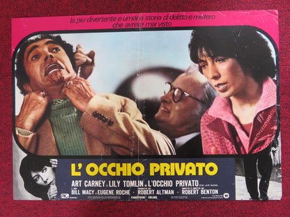 THE LATE SHOW ITALIAN FOTOBUSTA POSTER ART CARNEY LILY TOMLIN 1977 - Rendezvous Cinema