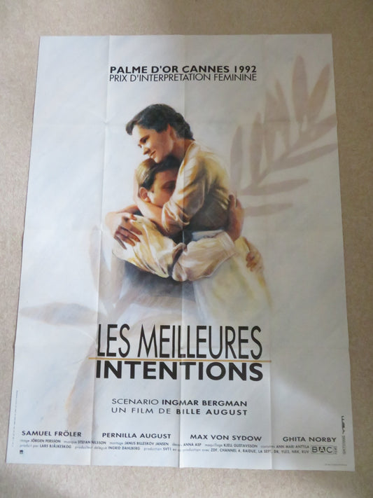 THE BEST INTENTIONS FRENCH GRANDE POSTER SAMUEL FROLER PERNILLA AUGUST 1992