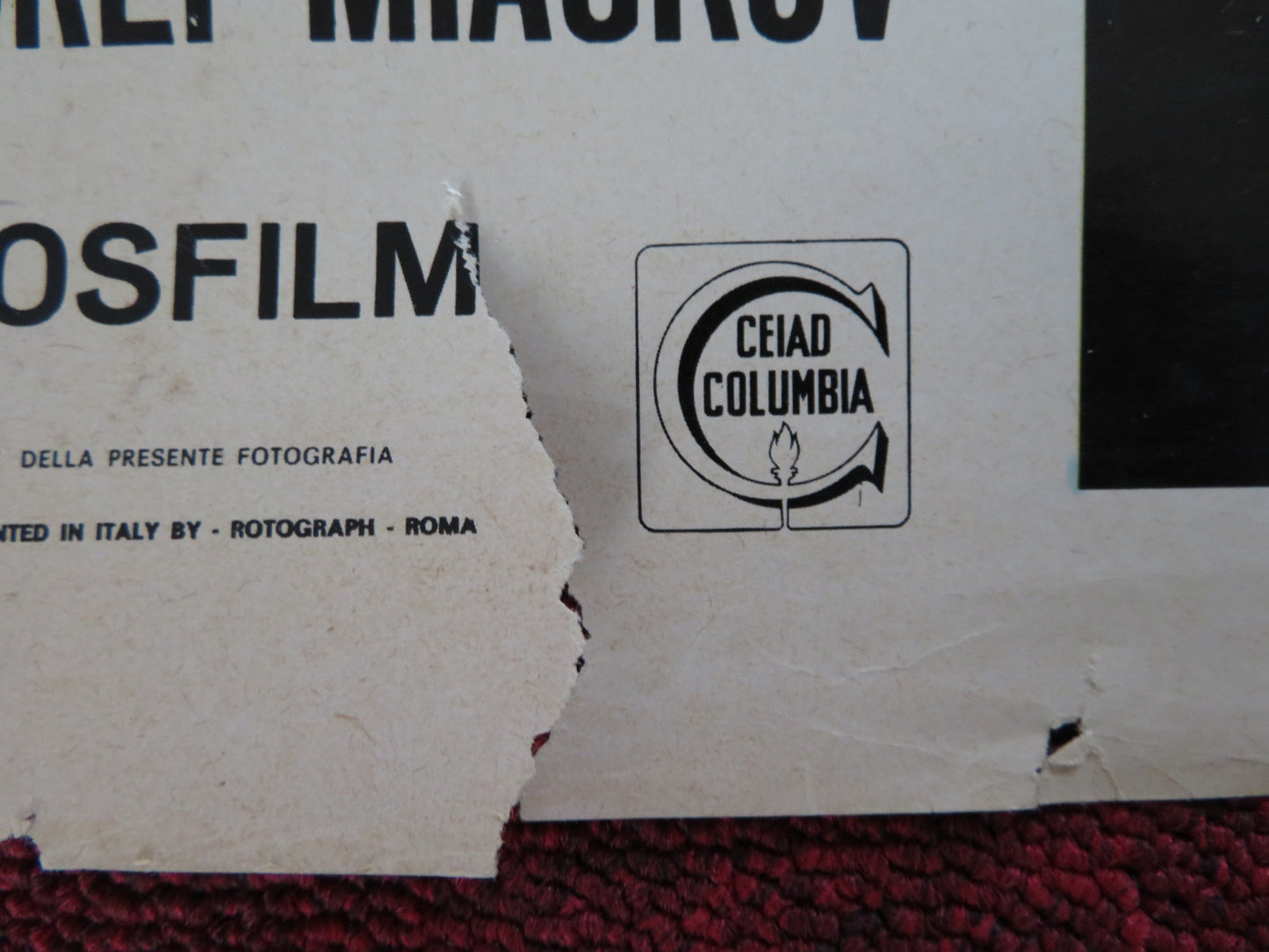 I FRATELLI KARAMAZOV ITALIAN FOTOBUSTA POSTER MIKHAIL OULIANOV KRILL LAVROV 1971 - Rendezvous Cinema