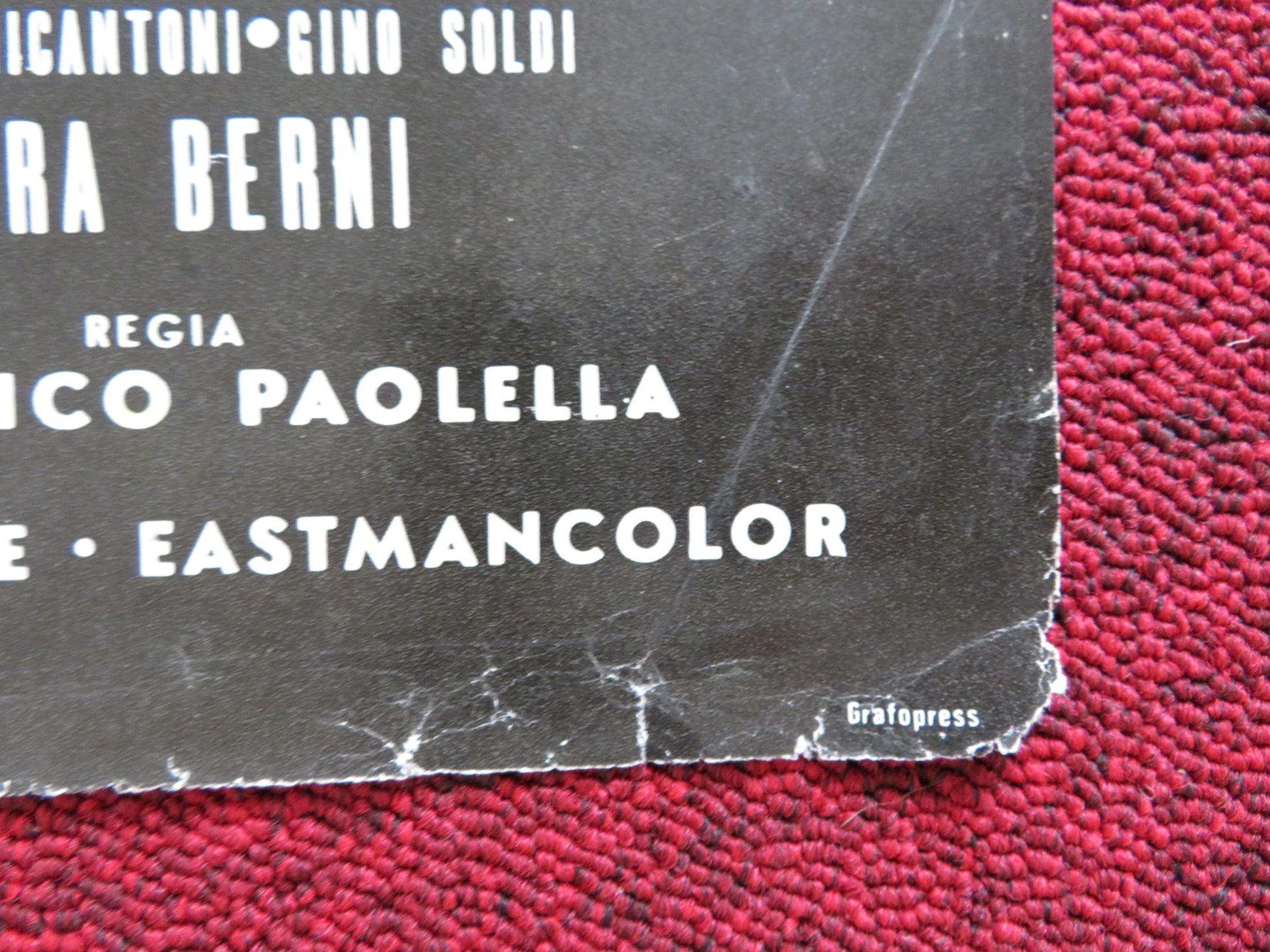 MACISTE CONTRO LO SCEICCO ITALIAN FOTOBUSTA POSTER ED FURY ERNO CRISA 1962 - Rendezvous Cinema