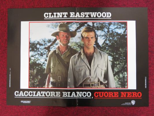 WHITE HUNTER BLACK HEART - B ITALIAN FOTOBUSTA POSTER CLINT EASTWOOD 1990 - Rendezvous Cinema