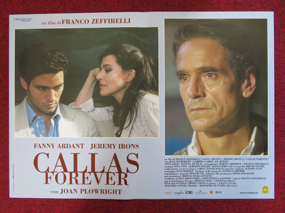 CALLAS FOREVER - B ITALIAN FOTOBUSTA POSTER FANNY ARDANT JEREMY IRONS 1990 - Rendezvous Cinema