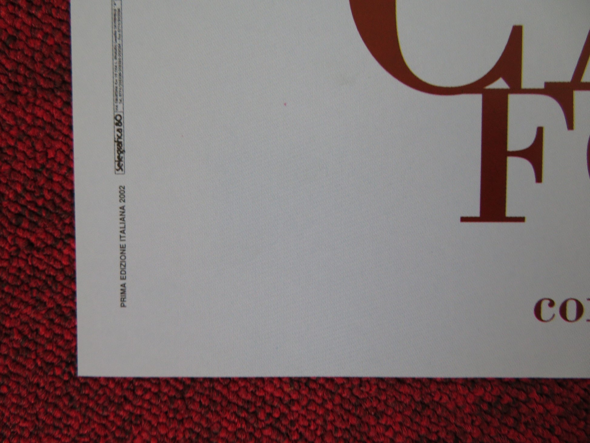 CALLAS FOREVER - B ITALIAN FOTOBUSTA POSTER FANNY ARDANT JEREMY IRONS 1990 - Rendezvous Cinema