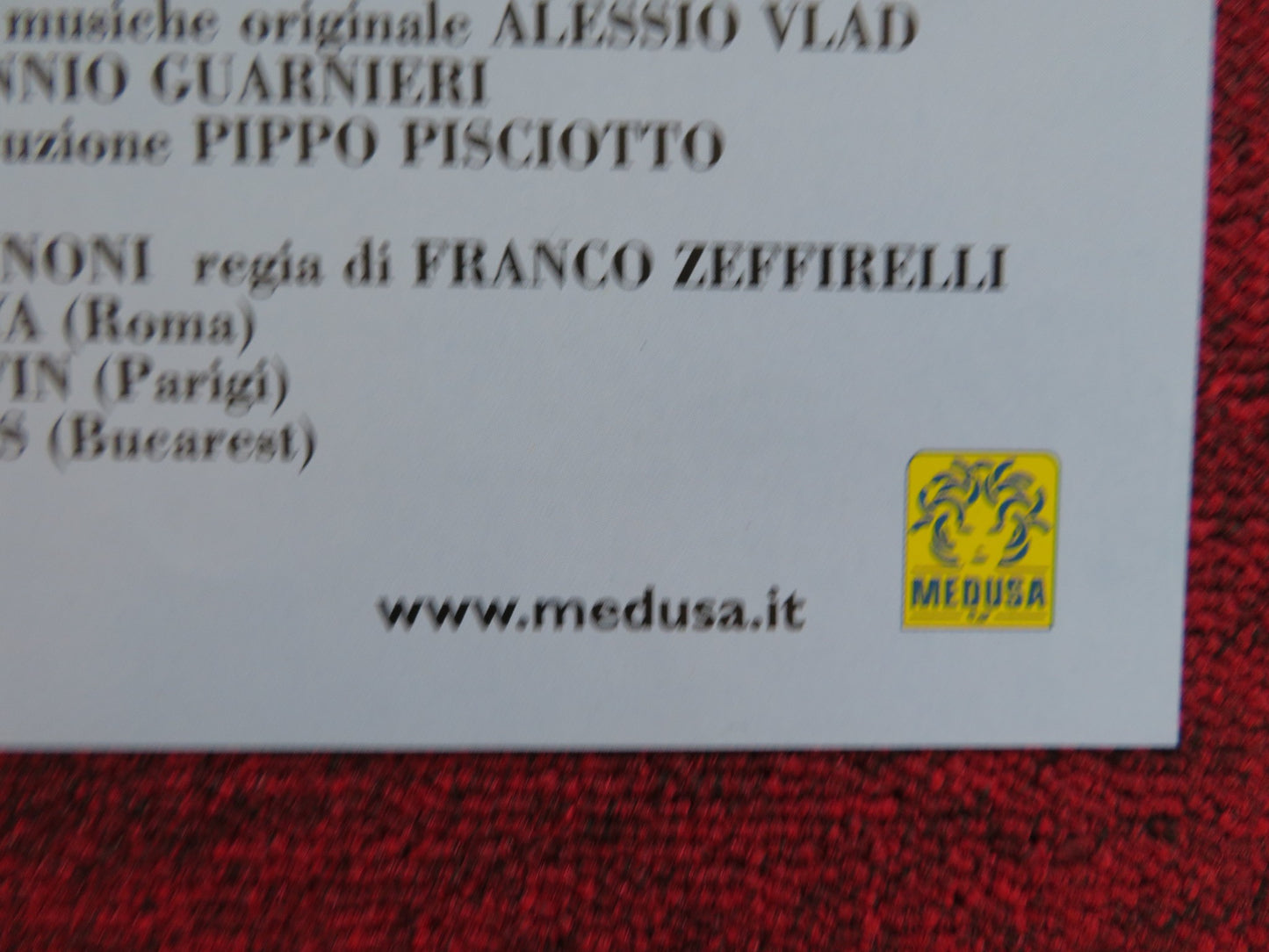 CALLAS FOREVER - B ITALIAN FOTOBUSTA POSTER FANNY ARDANT JEREMY IRONS 1990 - Rendezvous Cinema