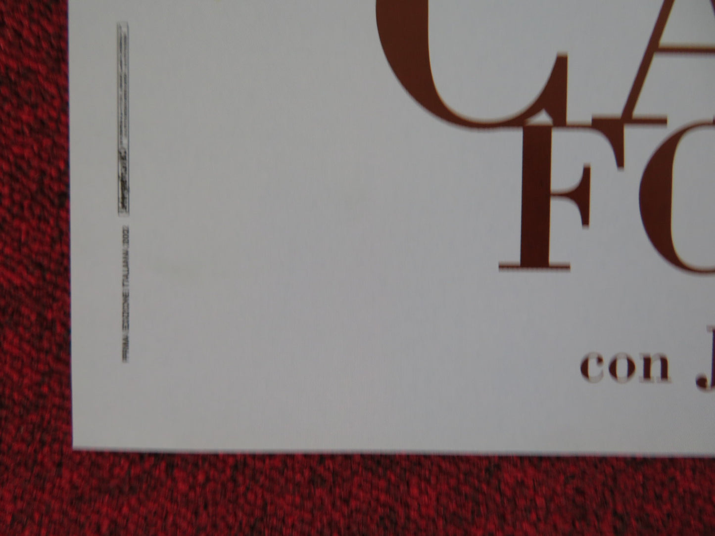 CALLAS FOREVER - C ITALIAN FOTOBUSTA POSTER FANNY ARDANT JEREMY IRONS 1990 - Rendezvous Cinema