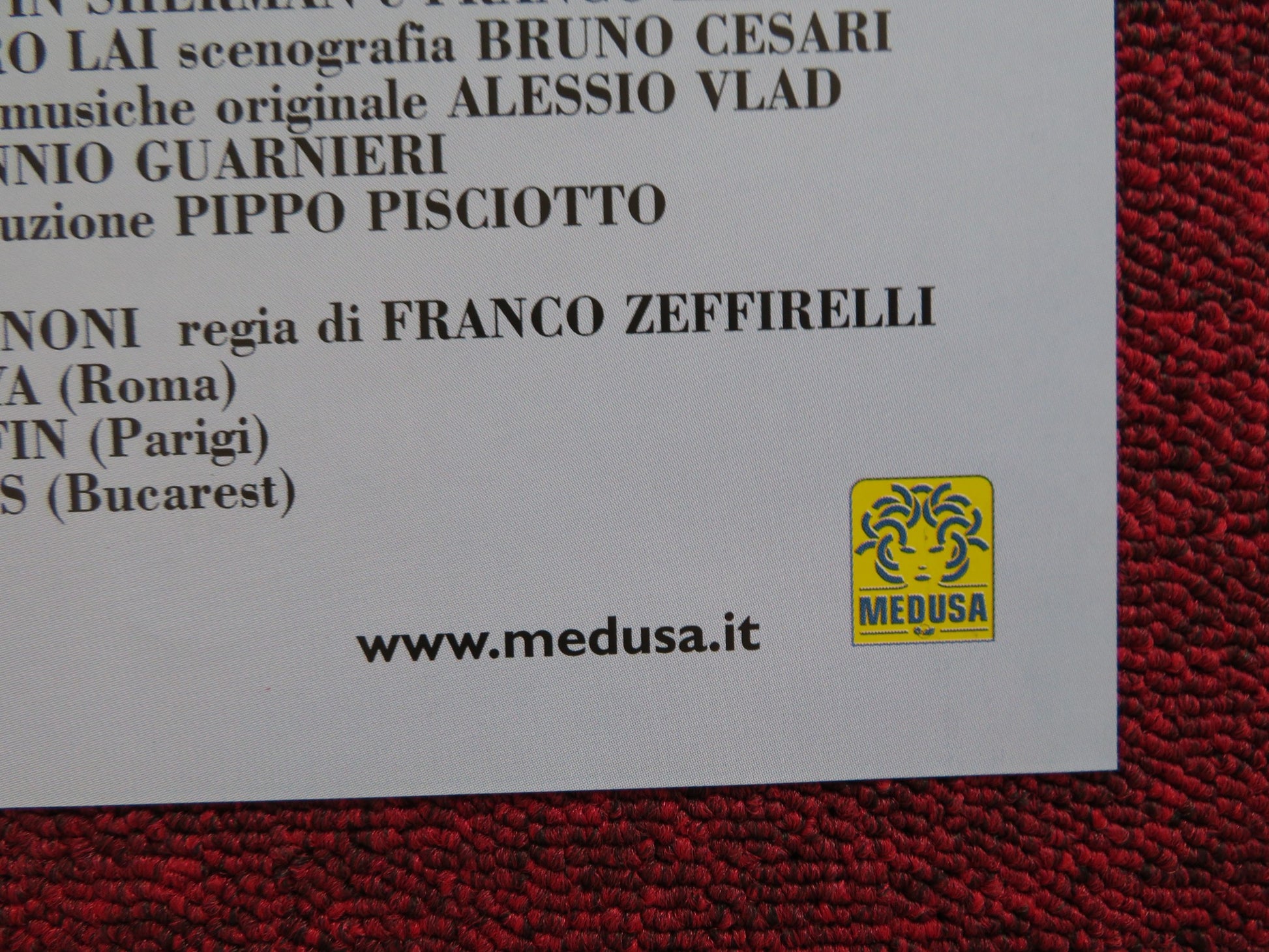 CALLAS FOREVER - E ITALIAN FOTOBUSTA POSTER FANNY ARDANT JEREMY IRONS 1990 - Rendezvous Cinema