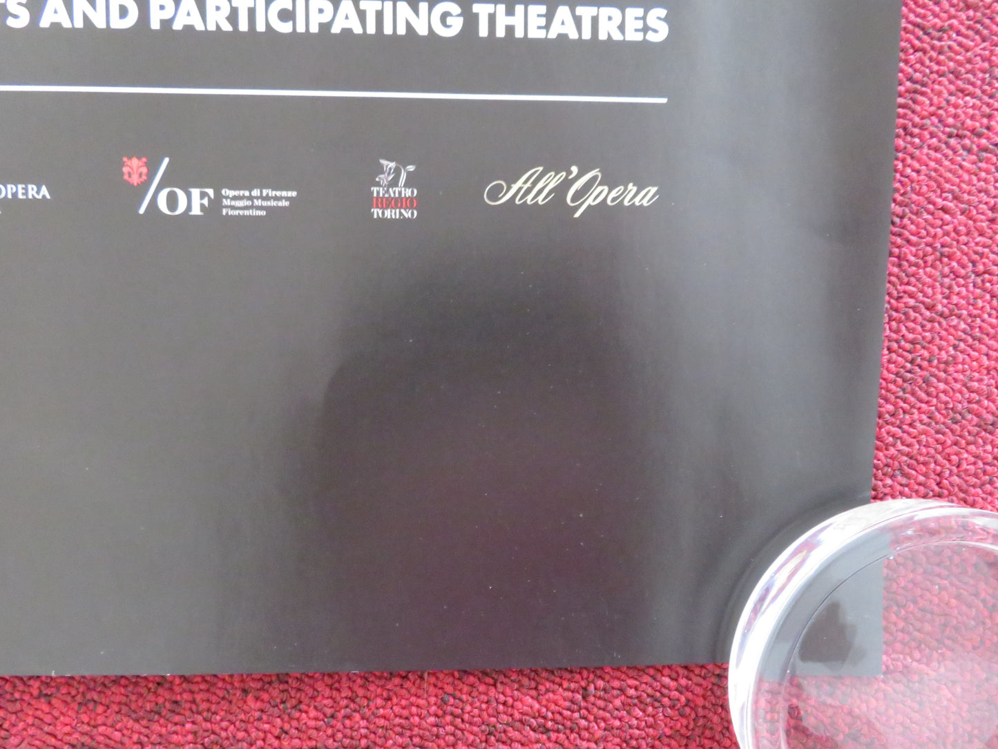 ALL'OPERA ITALIAN OPERA AND BALLET LIVE UK QUAD ROLLED POSTER 2017 - Rendezvous Cinema