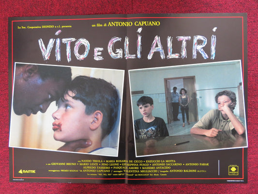 VITO E GLIALTRI / VITO AND THE OTHERS -B ITALIAN FOTOBUSTA POSTER N. TRIOLA 1991 - Rendezvous Cinema