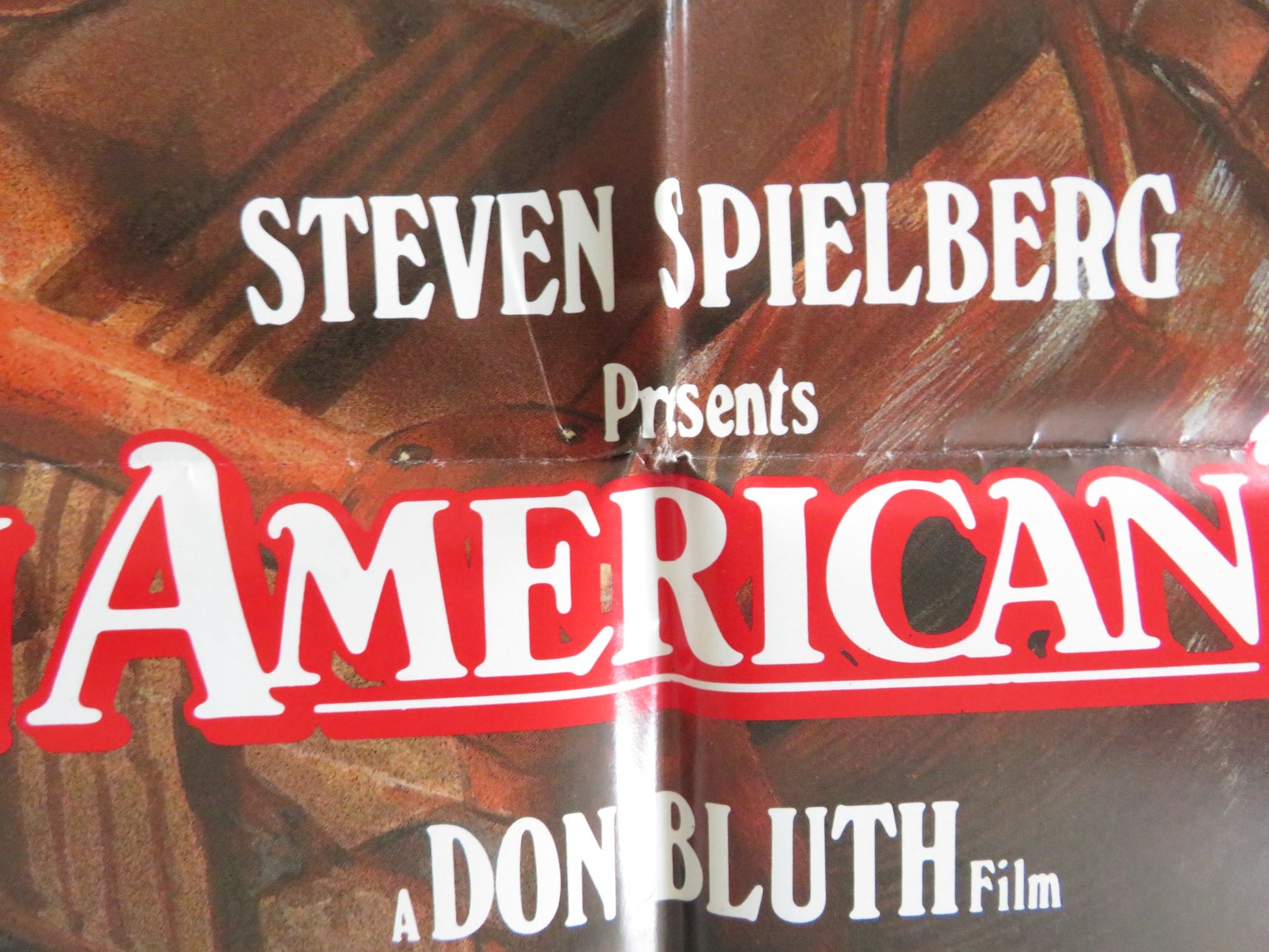 AN AMERICAN TAIL - B FOLDED US ONE SHEET POSTER ERICA YOHN NEHEMIAH PERSOFF 1986 - Rendezvous Cinema