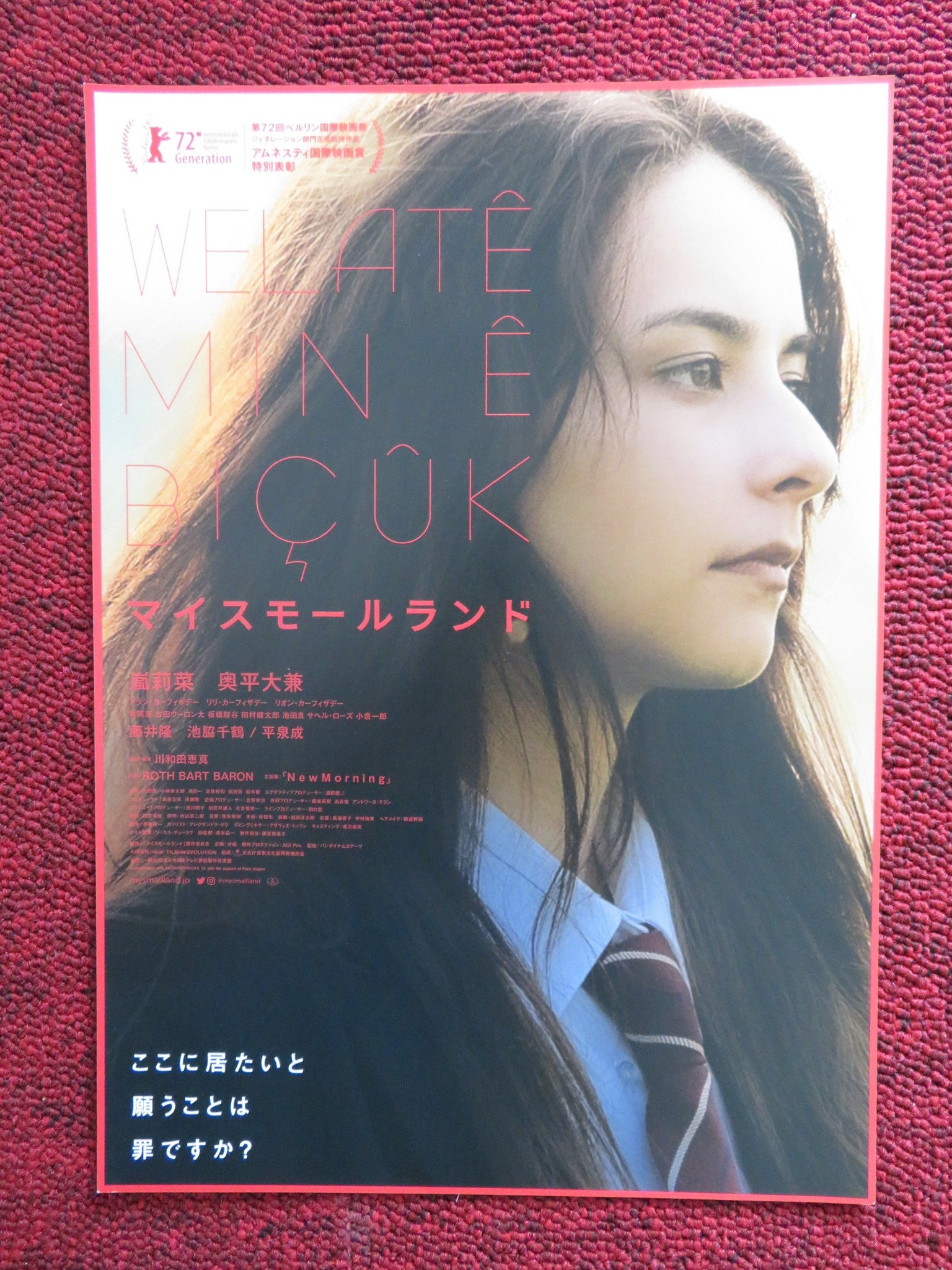 MY SMALL LAND JAPANESE CHIRASHI (B5) POSTER LINA ARASHI TAKASHI FUJII 2022 - Rendezvous Cinema