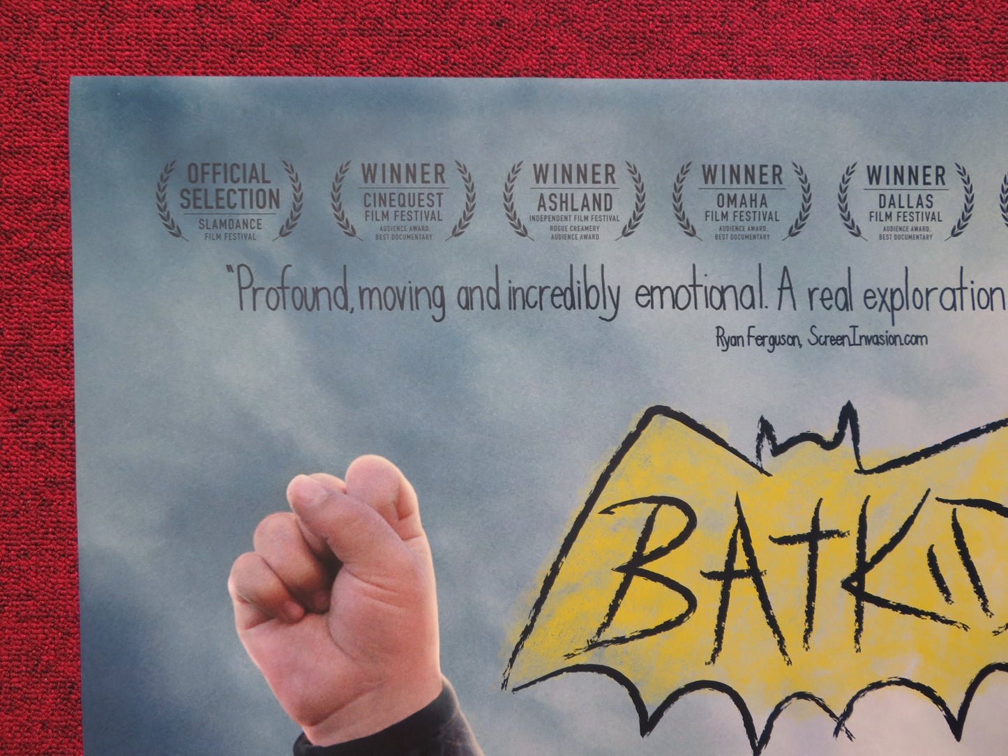 BATKID BEGINS: THE WISH HEARD AROUND THE WORLD US ONE SHEET ROLLED POSTER 2015 - Rendezvous Cinema
