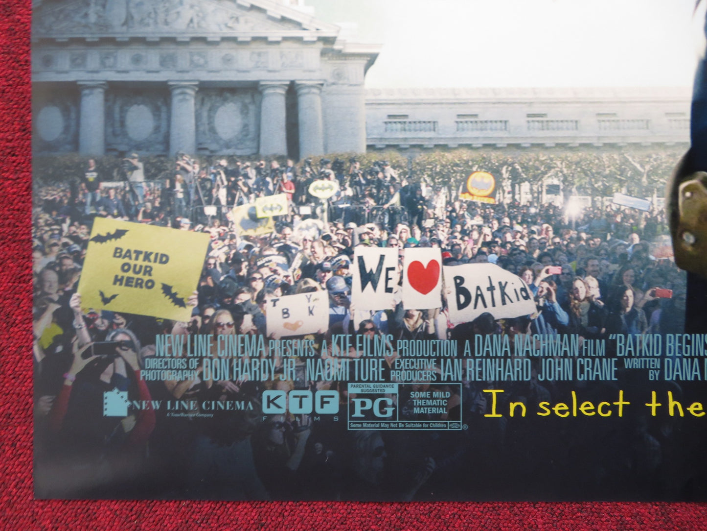 BATKID BEGINS: THE WISH HEARD AROUND THE WORLD US ONE SHEET ROLLED POSTER 2015 - Rendezvous Cinema