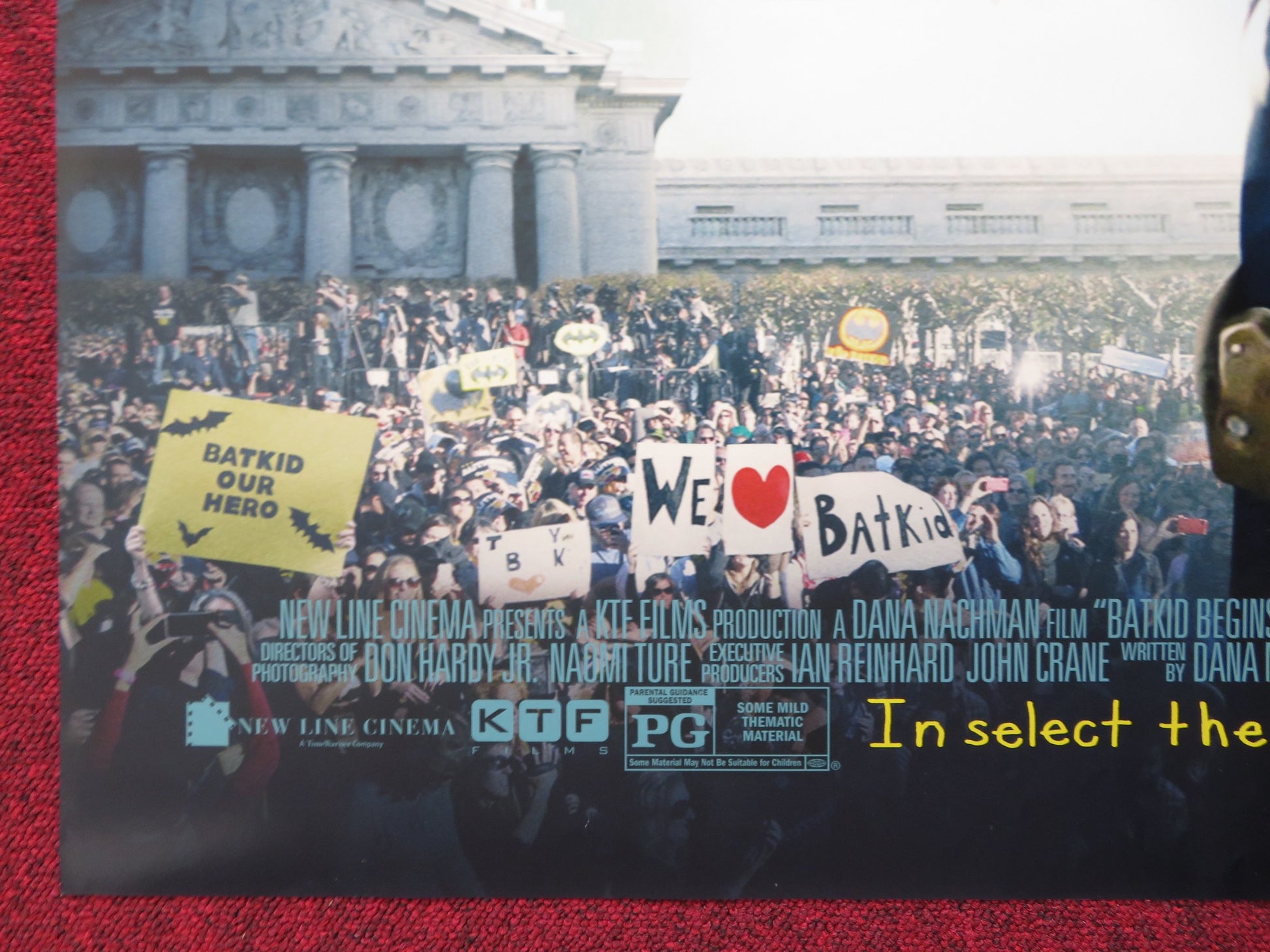 BATKID BEGINS: THE WISH HEARD AROUND THE WORLD US ONE SHEET ROLLED POSTER 2015 - Rendezvous Cinema