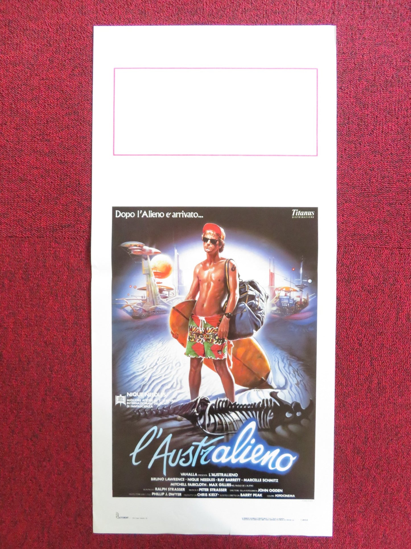 AS TIME GOES BY ITALIAN LOCANDINA POSTER BRUNO LAWRENCE NIQUE NEEDLES 1988 - Rendezvous Cinema