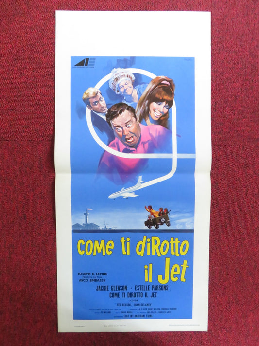 DON'T DRINK THE WATER ITALIAN LOCANDINA POSTER JACKIE GLEESON E. PARSONS 1970