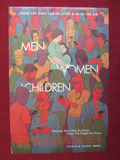 MEN, WOMEN & CHILDREN US ONE SHEET ROLLED POSTER ADAM SANDLER J. GARNER 2014 - Rendezvous Cinema