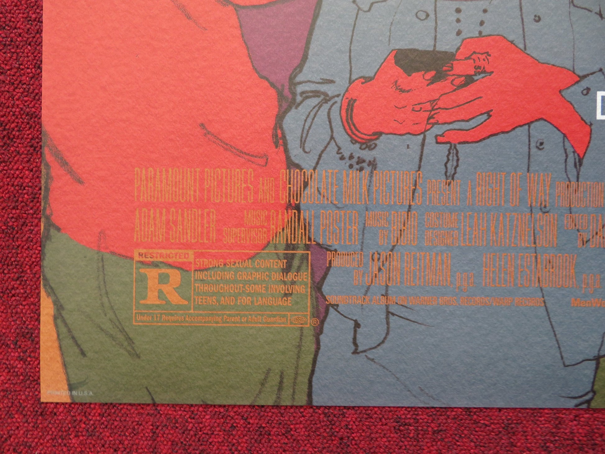 MEN, WOMEN & CHILDREN US ONE SHEET ROLLED POSTER ADAM SANDLER J. GARNER 2014 - Rendezvous Cinema