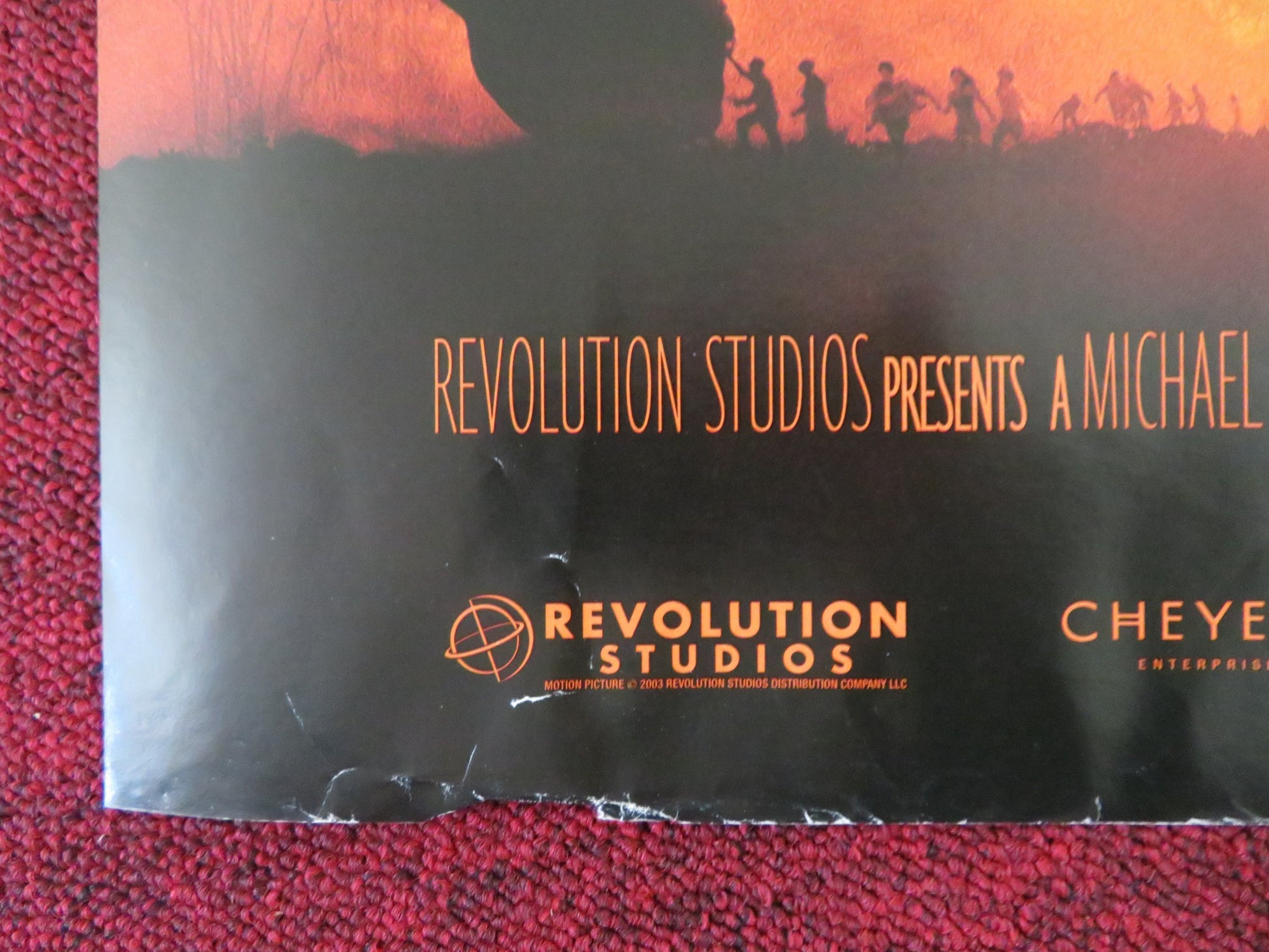 TEARS OF THE SUN UK QUAD (30"x 40") ROLLED POSTER BRUCE WILLIS M. BELLUCCI 2003 - Rendezvous Cinema