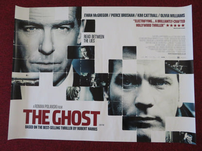THE GHOST WRITER UK QUAD (30"x 40") ROLLED POSTER EWAN MCGREGOR P. BROSNAN 2010 - Rendezvous Cinema