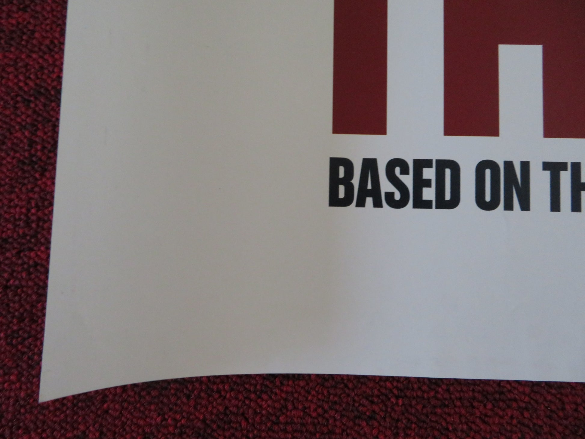 THE GHOST WRITER UK QUAD (30"x 40") ROLLED POSTER EWAN MCGREGOR P. BROSNAN 2010 - Rendezvous Cinema