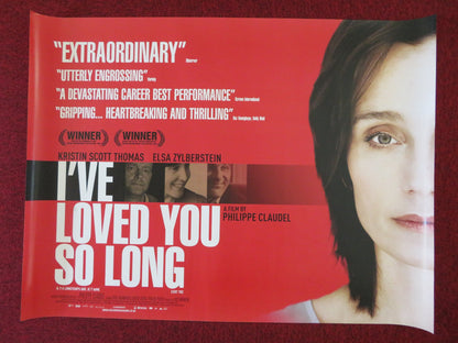 I'VE LOVED YOU SO LONG UK QUAD (30"x 40") ROLLED POSTER KRISTEN SCOTT 2008 - Rendezvous Cinema