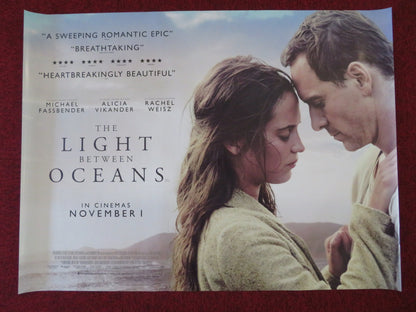THE LIGHT BETWEEN OCEANS UK QUAD (30"x 40") ROLLED POSTER MICHAEL FASSBENDER '16 - Rendezvous Cinema
