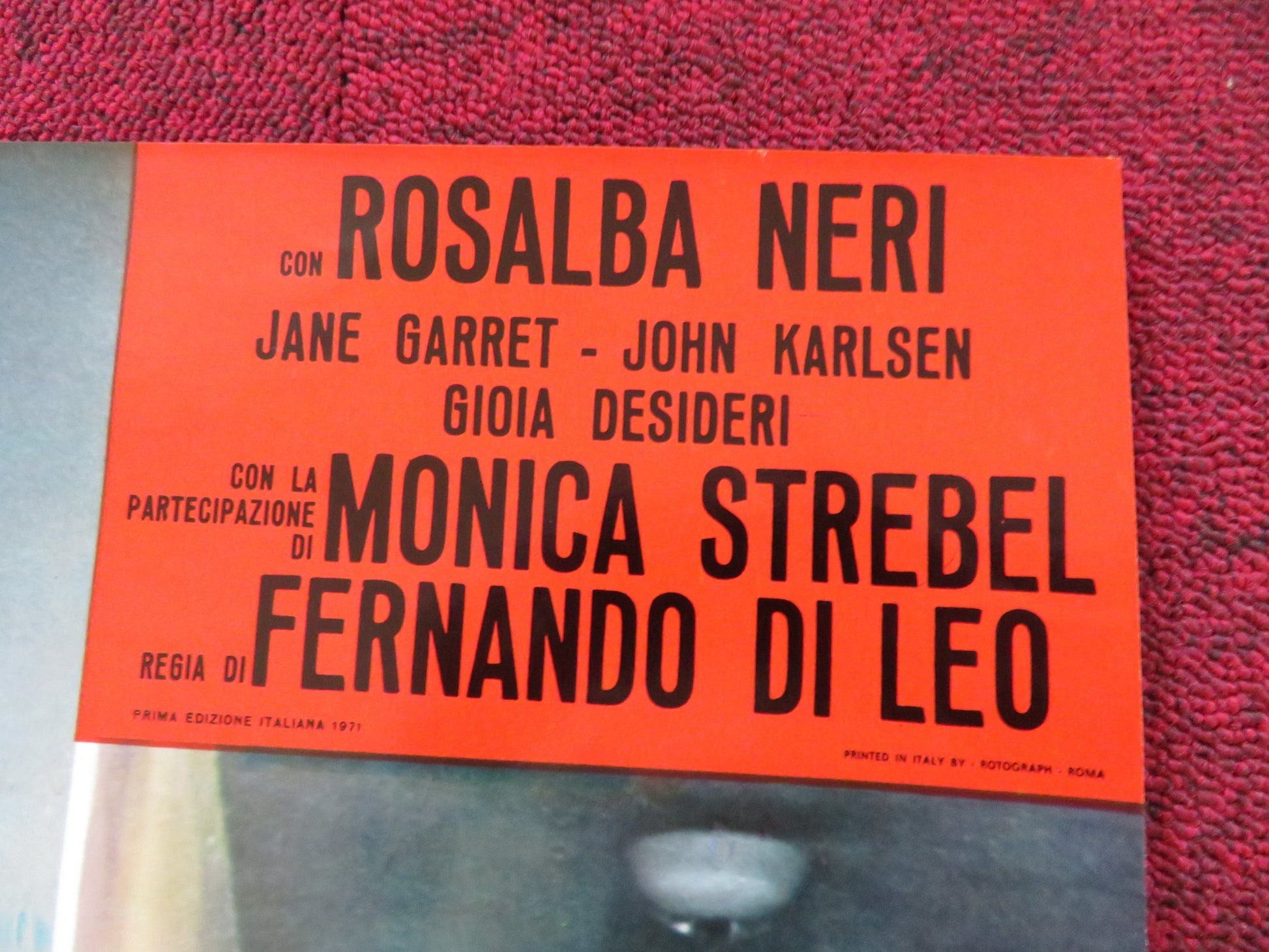 ASYLUM EROTICA- D ITALIAN FOTOBUSTA POSTER KLAUS KINSKY MARGARET LEE 1971 - Rendezvous Cinema