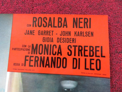 ASYLUM EROTICA- D ITALIAN FOTOBUSTA POSTER KLAUS KINSKY MARGARET LEE 1971 - Rendezvous Cinema