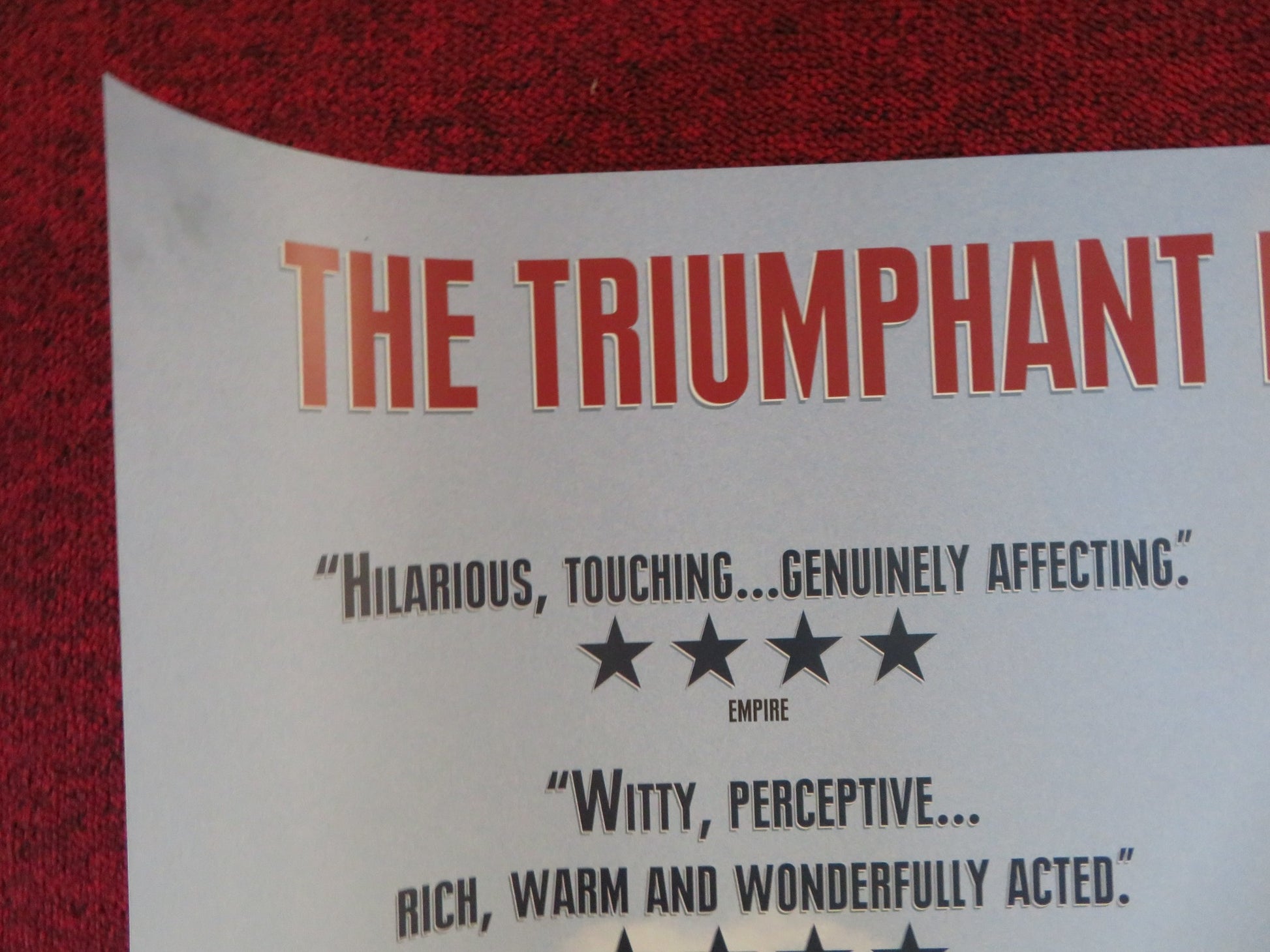 THE STATION AGENT UK QUAD (30"x 40") ROLLED POSTER PETER DINKLAGE P.BENJAMIN '03 - Rendezvous Cinema