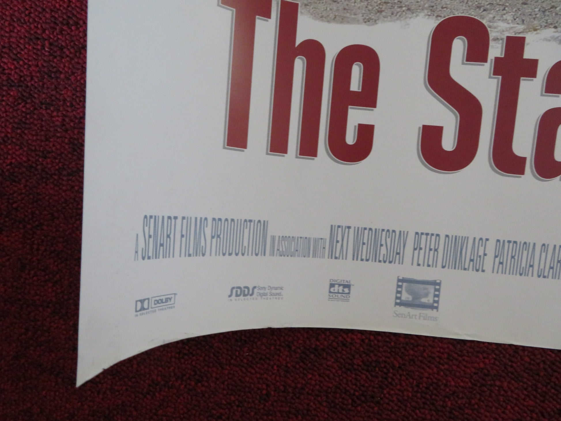 THE STATION AGENT UK QUAD (30"x 40") ROLLED POSTER PETER DINKLAGE P.BENJAMIN '03 - Rendezvous Cinema