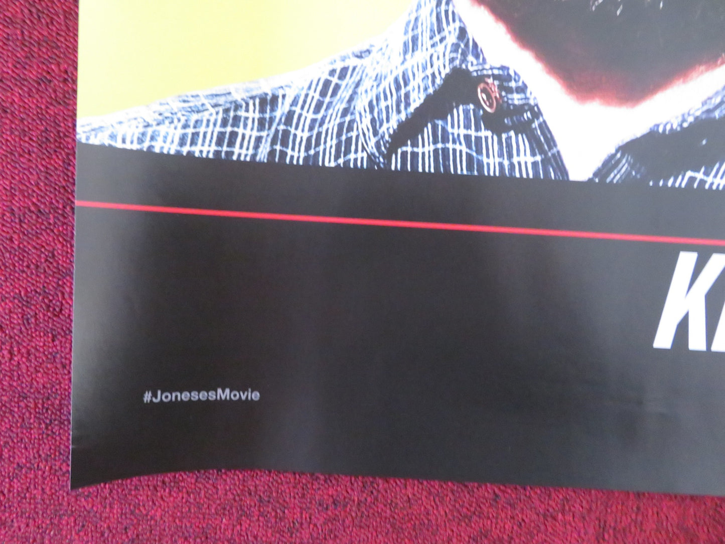 KEEPING UP WITH THE JONESES UK QUAD (30"x 40") ROLLED POSTER Z.GALIFIANAKIS 2016 - Rendezvous Cinema