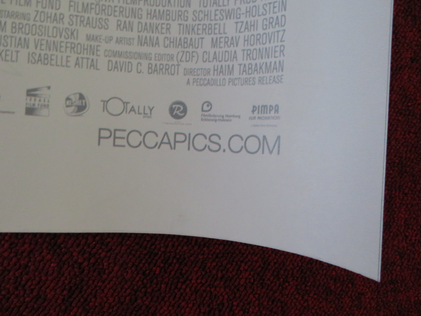 EYES WIDE OPEN UK QUAD (30"x 40") ROLLED POSTER ZOHAR STRAUSS RAN DANKER 2009 - Rendezvous Cinema