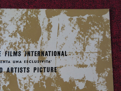 ANGEL BABY ITALIAN FOGLIO POSTER GEORGE HAMILTON BURT REYNOLDS 1961 - Rendezvous Cinema