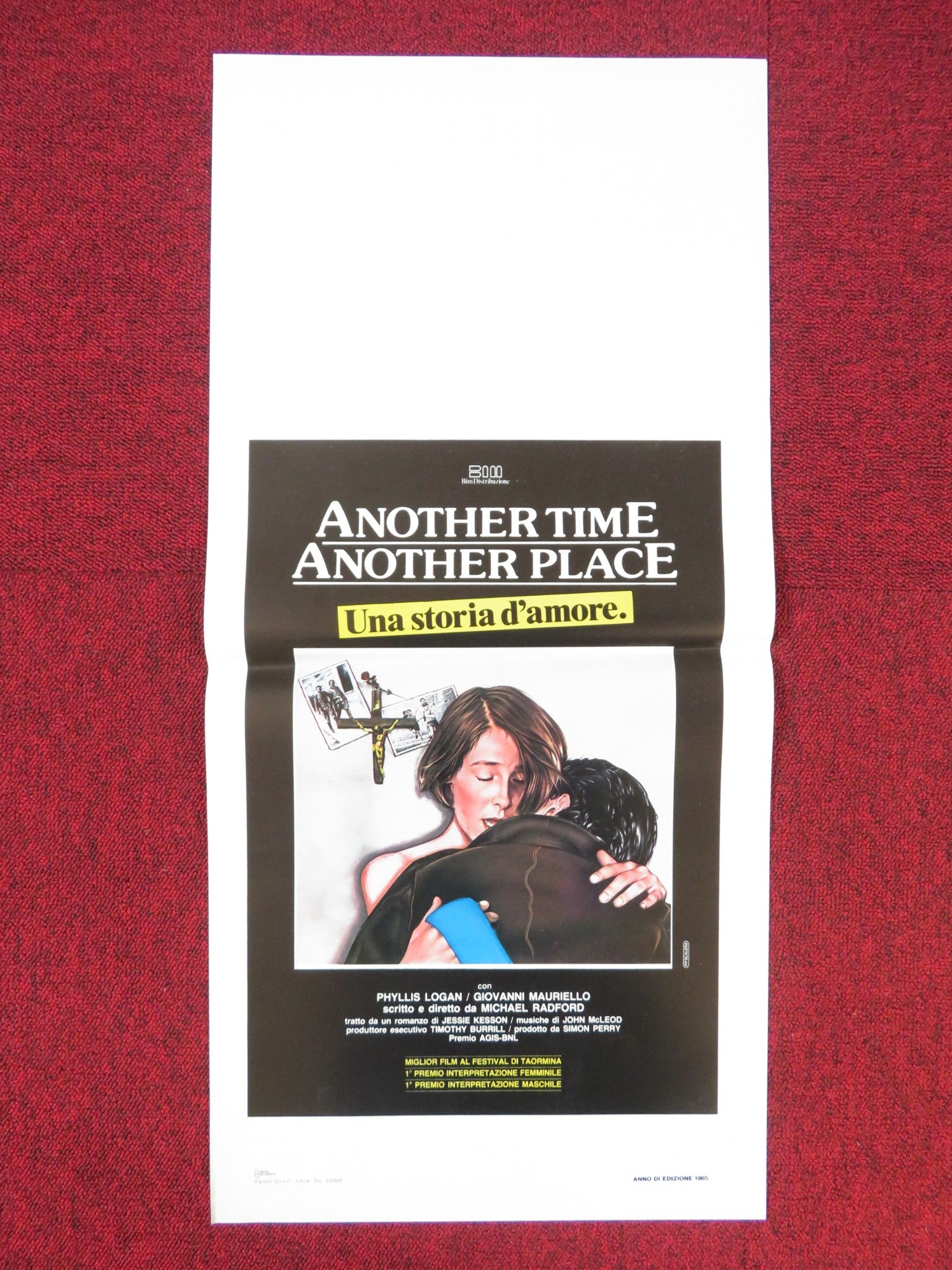 ANOTHER TIME, ANOTHER PLACE ITALIAN LOCANDINA POSTER PHYLLIS LOGAN 1985 - Rendezvous Cinema