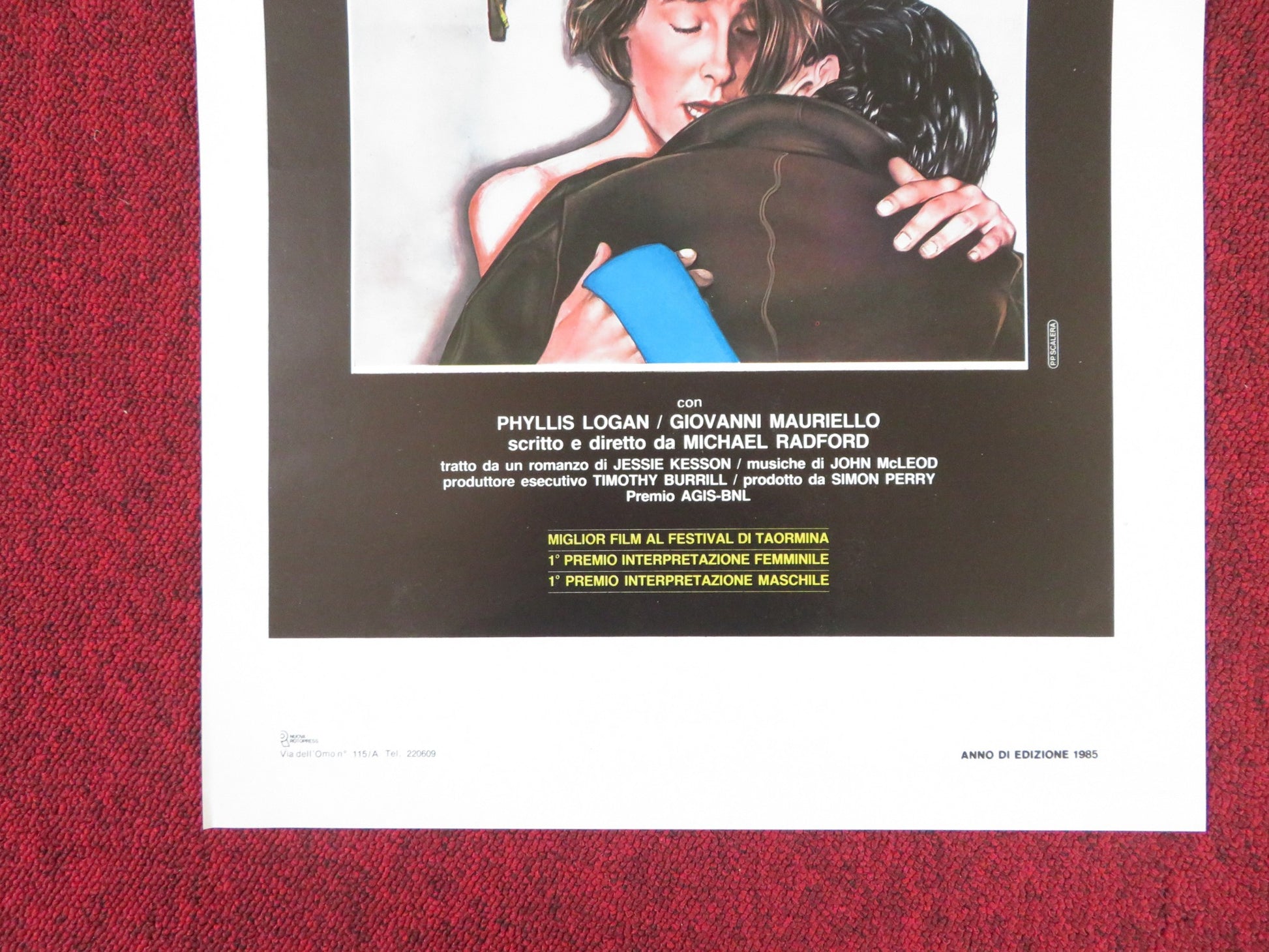 ANOTHER TIME, ANOTHER PLACE ITALIAN LOCANDINA POSTER PHYLLIS LOGAN 1985 - Rendezvous Cinema