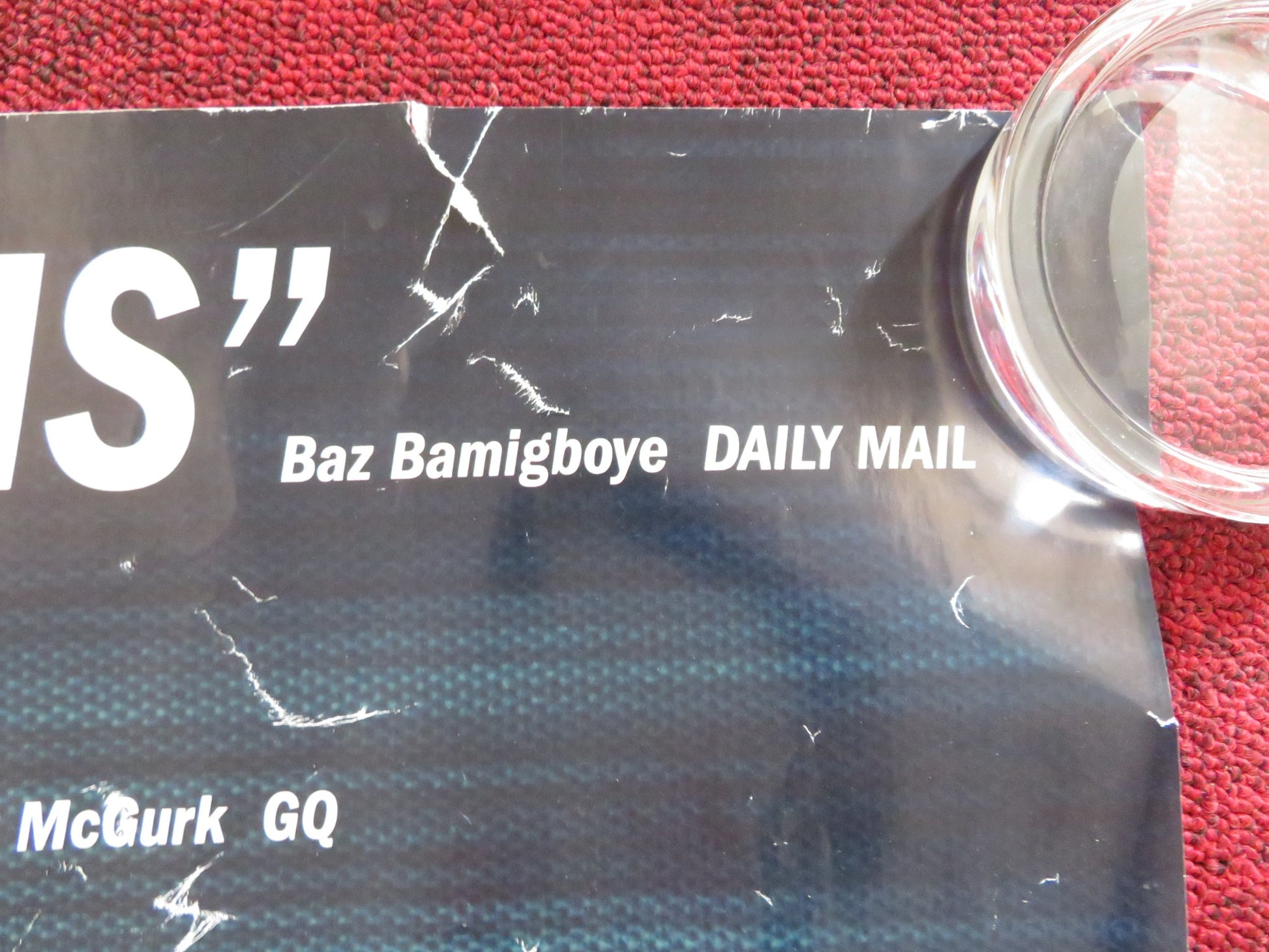 ARGO UK QUAD ROLLED POSTER BEN AFFLECK BRYAN CRANSTON 2012 - Rendezvous Cinema