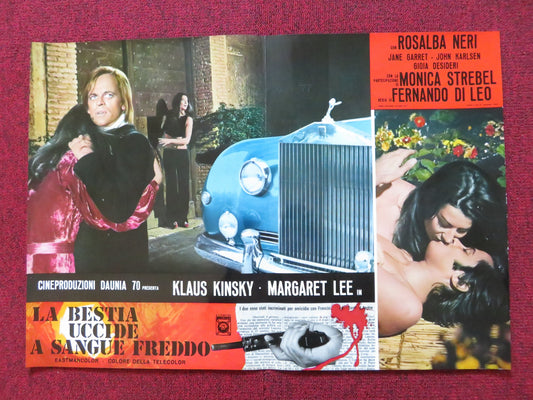 ASYLUM EROTICA- B ITALIAN FOTOBUSTA POSTER KLAUS KINSKY MARGARET LEE 1971 - Rendezvous Cinema