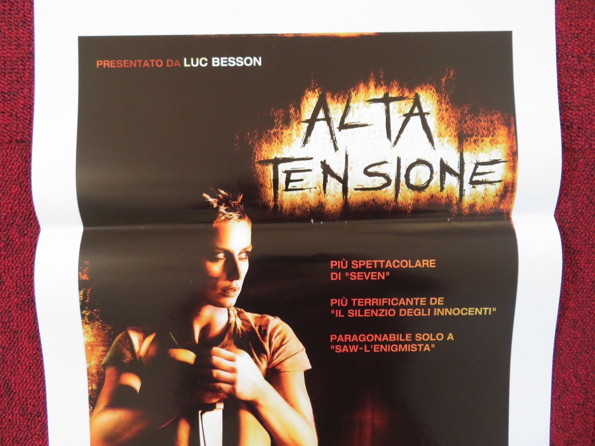 ALTA TENSIONE / HIGH TENSION ITALIAN LOCANDINA POSTER CECILE DE FRANCE 2003 - Rendezvous Cinema