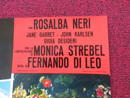 ASYLUM EROTICA- B ITALIAN FOTOBUSTA POSTER KLAUS KINSKY MARGARET LEE 1971 - Rendezvous Cinema