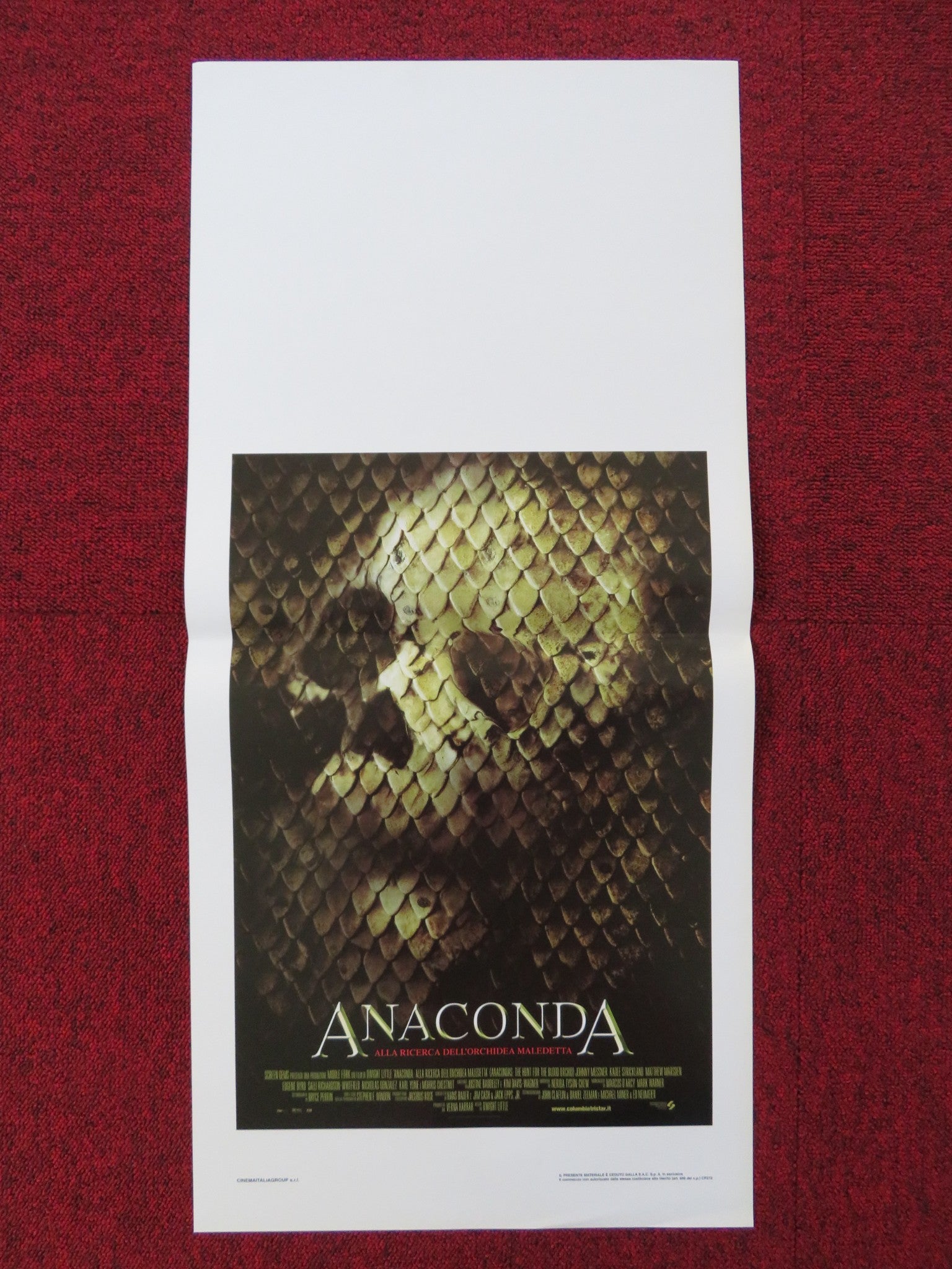 ANACONDAS: THE HUNT FOR THE BLOOD ORCHID ITALIAN LOCANDINA POSTER MESSNER 2004 - Rendezvous Cinema